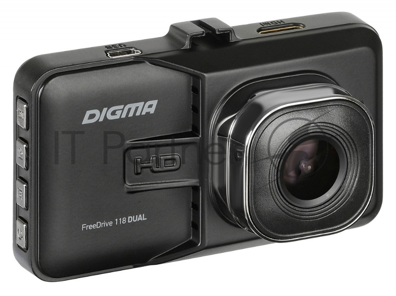 Видеорегистратор Digma FreeDrive 118 DUAL черный 1.3Mpix 1080x1920 1080p 150гр. JL5112