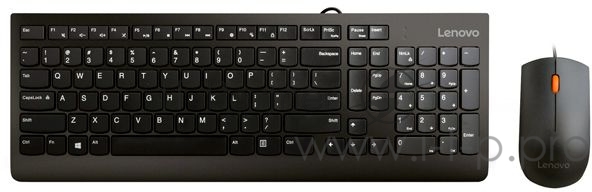 Комплект (клавиатура, мышь) Lenovo 300 USB Combo (GX30M39635)
