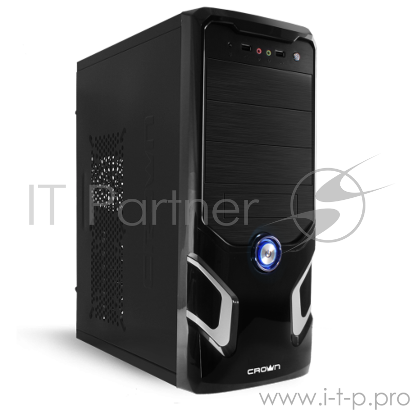 Корпус Miditower CROWN CMC-C502 black ATX w/o