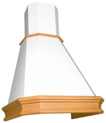 Вытяжка каминная Elikor Пергола 60П-650-П3Л бежевый/неокрашенный дуб управление: ползунковое (1 мото