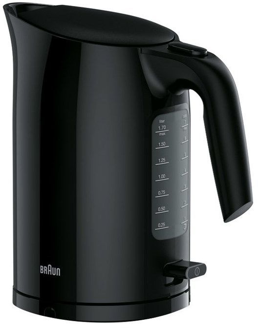 Чайник электрический Braun WK3100 1.7л. 2200Вт черный (корпус: пластик)
