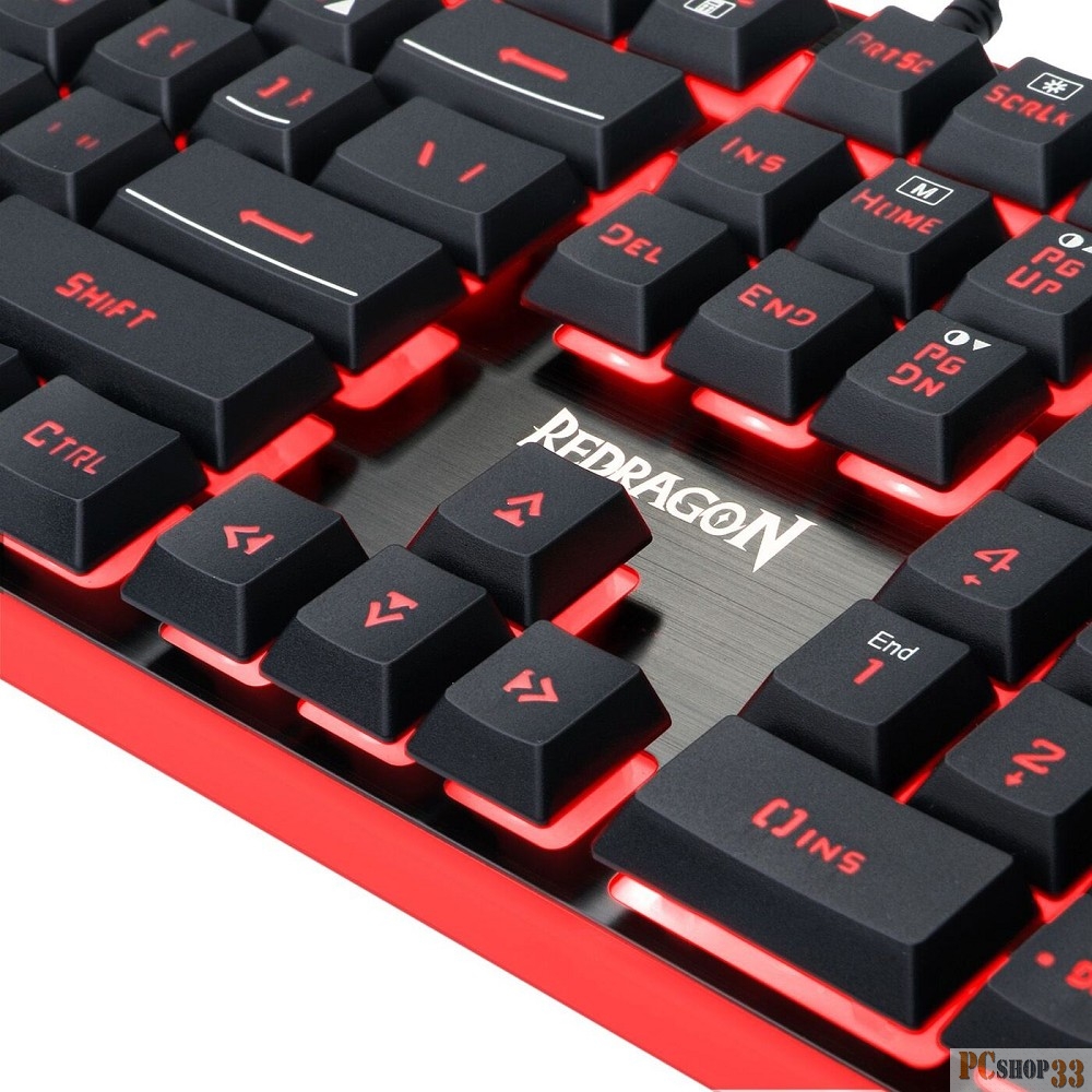 Игровой набор S107 RU, Мышь + Клавиатура + Ковер Redragon