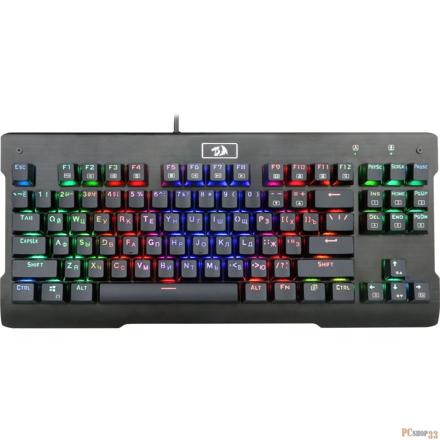 Клавиатура механическая Visnu RU,RGB, Full Anti-Ghosting Redragon