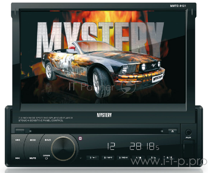 Мультимедийные центры 1DIN MYSTERY MMTD-9121