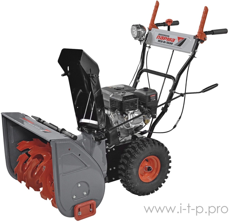 Снегоуборочник бензиновый Парма МСБ-01-761ЭФ 7.0HP, 61x50, 6F/2R, колеса 14, до 15m, фара, э/зап