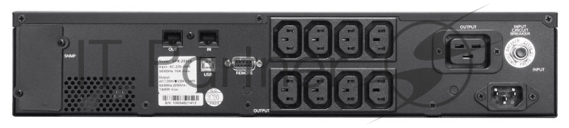 Источник бесперебойного питания Powercom Smart King Pro+ SPR-3000 LCD 2400Вт 3000ВА черный