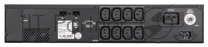 Источник бесперебойного питания Powercom Smart King Pro+ SPR-2000 LCD 1600Вт 2000ВА черный