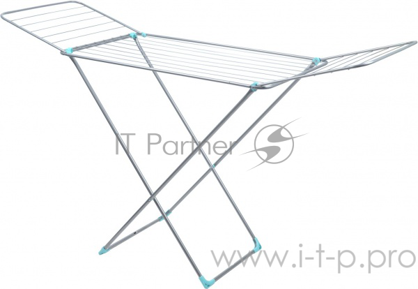 Сушилка для белья НИКА напольная 18м, серебро, складная (180х55х96) СБ1