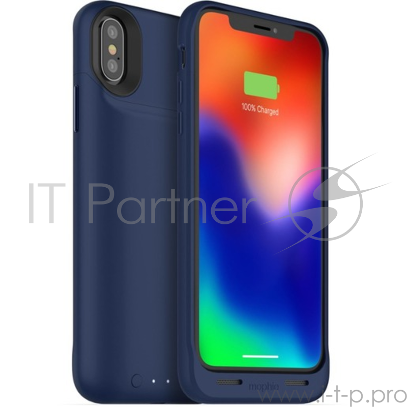 Чехол Mophie Juice Pack Air со встроенным аккумулятором для iPhone X, синий