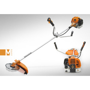 Мотокоса CARVER GBC-033M 1.5лс 2х-тактный 33см3 0.85л нож 230мм леска2.4мм