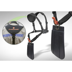 Мотокоса CARVER GBC-033M 1.5лс 2х-тактный 33см3 0.85л нож 230мм леска2.4мм