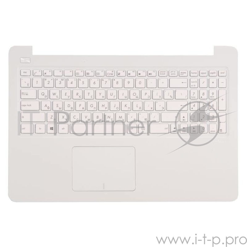 клавиатура для ноутбука Asus E502MA-2A с топкейсом, белый с тачпадом
