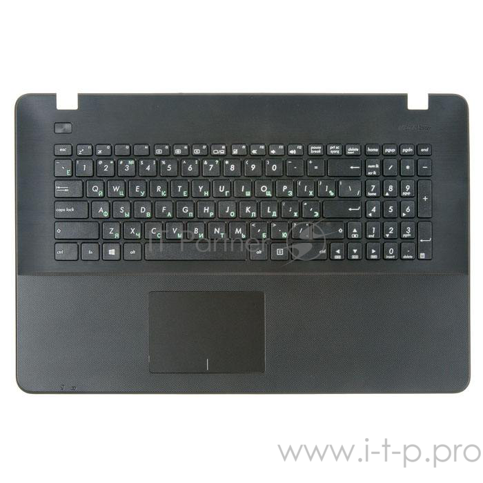 клавиатура для ноутбука Asus X751LB-1A с топкейсом, черный, с тачпадом