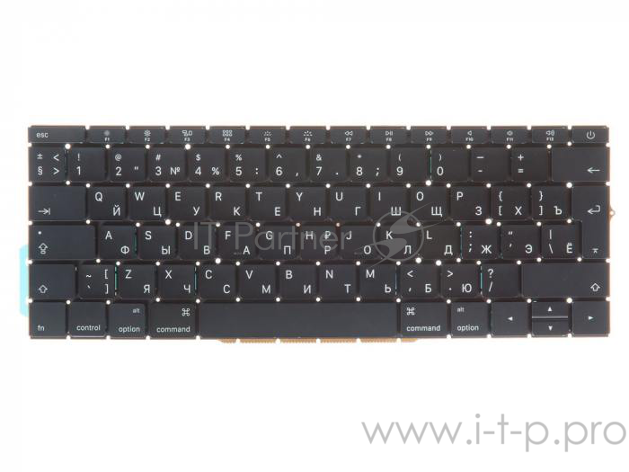 Клавиатура для Apple для MacBook Pro для Retina 13 A1708 Function Key, для Late 2016 Mid 2017, Г-образный Enter Rus