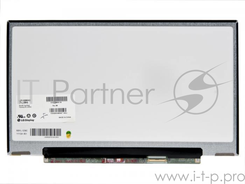 Матрица 13.3 Glare LP133WH2 (SP)(A2), WXGA HD 1366x768, 30 Lamels DisplayPort, cветодиодная (LED), LG-Philips