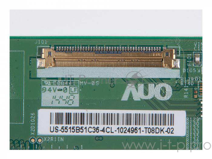 Матрица 15.6 Matte B156XTN02.0, WXGA HD 1366x768, 40L, светодиодная