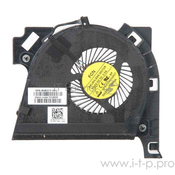 Вентилятор для HP для ZBOOK 17 G3, CPU