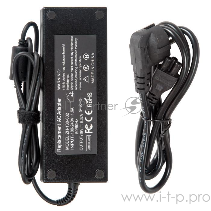 Блок питания для Asus 19V, 6.32A, 120W, 5.5х2.5, OEM