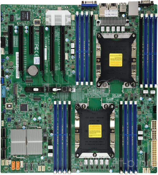 Серверная материнская плата C622 S3647 EATX BLK MBD-X11DPI-NT-B SUPERMICRO