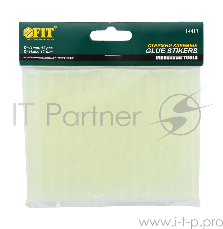 Стержни клеевые FIT 14411 диаметр 11*100мм 12шт.