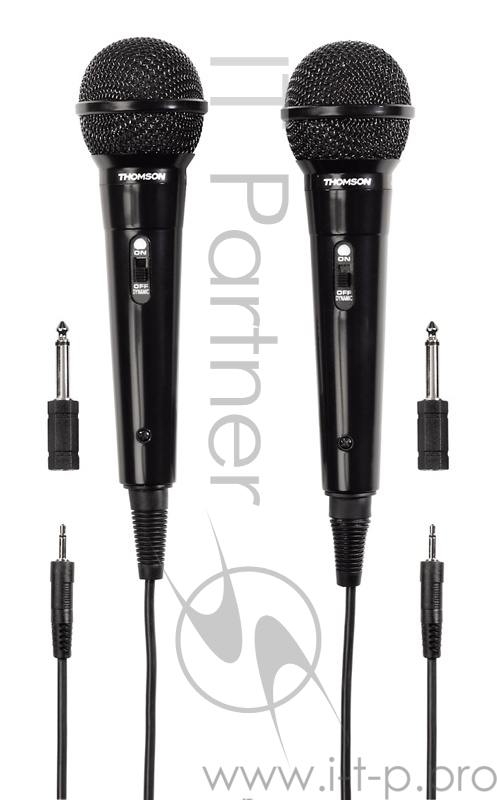 Микрофон проводной Thomson M135D 3м черный