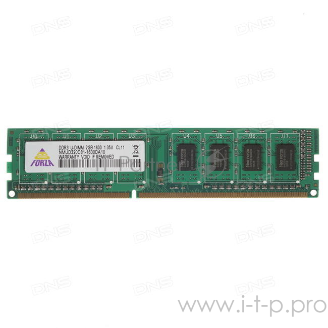 Модуль памяти Neo Forza DIMM DDR32GB 1600MHz PC12800 CL11 1.35V Retail