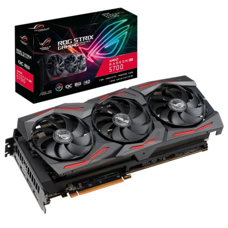 Видеокарта ROG-STRIX-RX5700-O8G-GAMING /RX5700,HDMI,DP*3,8G,D6