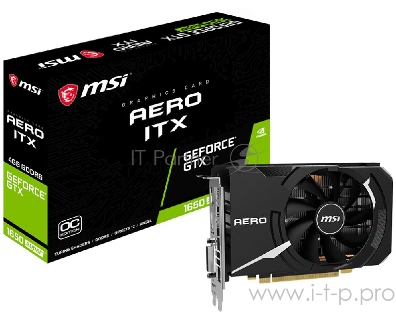 Видеокарта PCIE16 GTX1650 SUPER 4GB GTX 1650 SUPER AERO ITX OC MSI