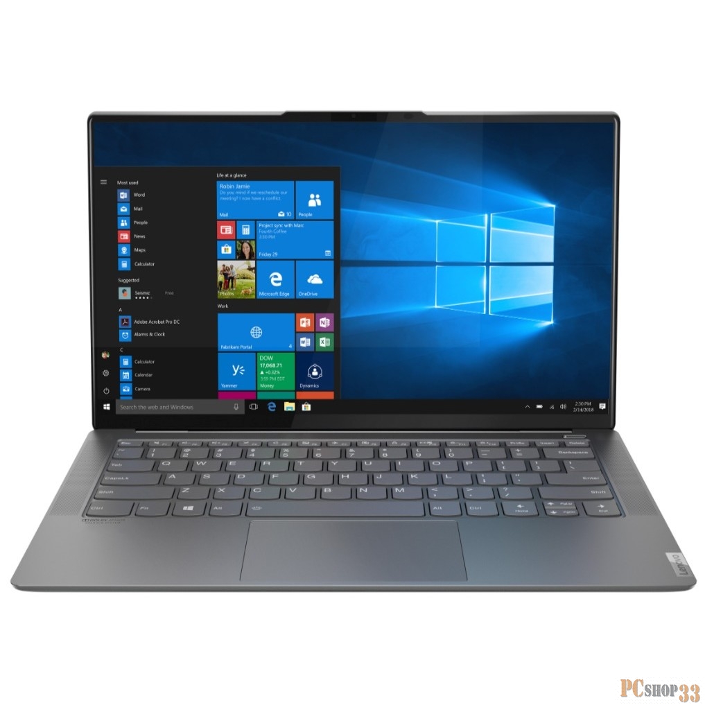 Ноутбук Lenovo Yoga S940-14IIL Core i5 1035G4/16Gb/SSD512Gb/UMA/14/IP (1920x1080)/Windows 10/grey/WiFi/BT/Cam