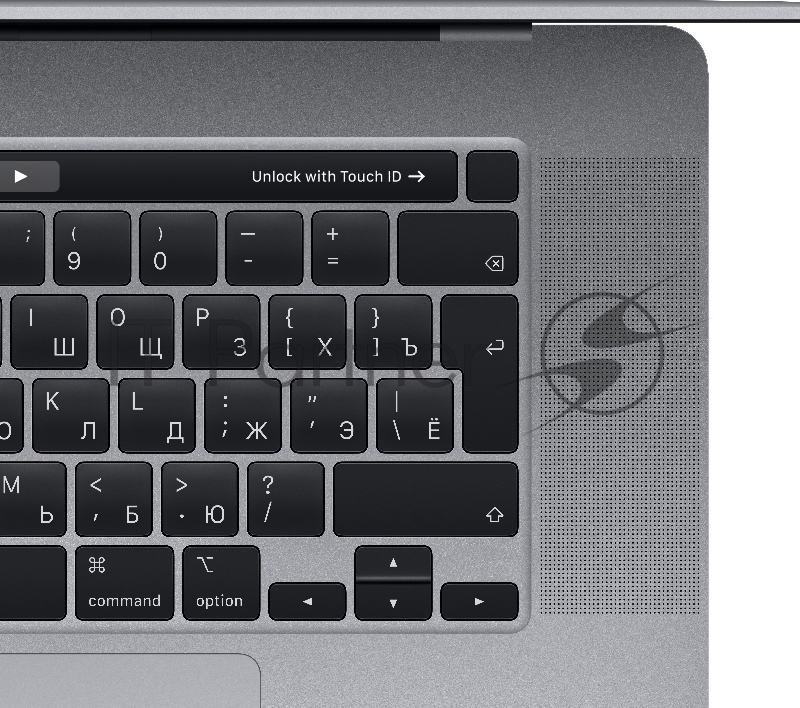 Ноутбук Apple 16-inch MacBook Pro with Touch Bar: 2.3GHz 8-core Intel Core i9 (TB up to 4.8GHz)/16GB/1TB SSD/AMD Radeon Pro 5500M with 4GB of GDDR6 - Space Grey