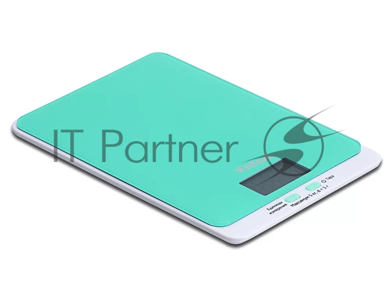 Кухонные весы 803-1-КТ Kitfort, Максимальный вес: 5 кг. зелёные