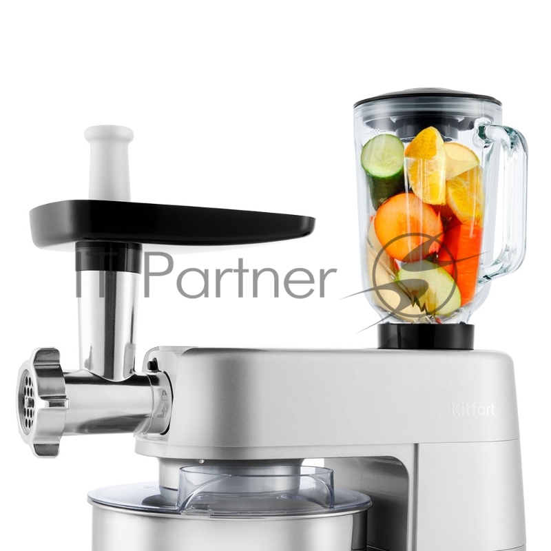 1371-КТ Планетарный миксер «3 в 1» Kitfort.Мощность: 1000 Вт.Количество скоростей: 6.Длина шнура: 1м