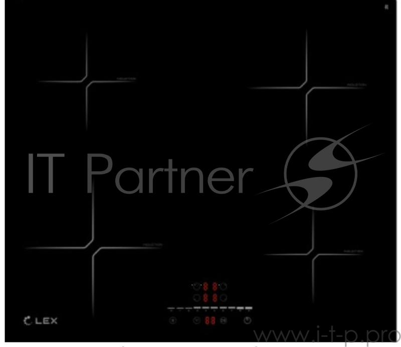 Индукционная варочная поверхность Lex EVI 640-2 BL черный