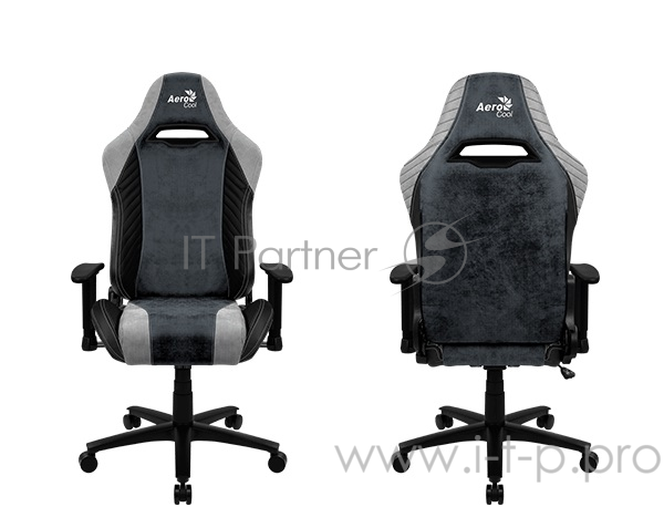 Игровое кресло Aerocool BARON Steel Blue (стальной серый)