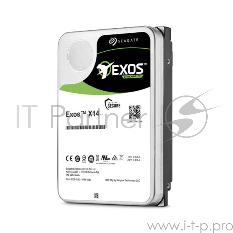 Накопитель на жестком магнитном диске Seagate Жесткий диск Exos X14 HDD 10Tb Seagate Enterprise Capacity 512E 4Kn ST10000NM0528 3.5 SAS 12Gb/s 256Mb 7200rpm