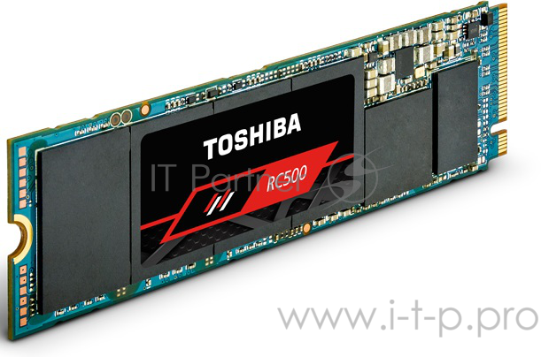 SSD M.2 2280 Toshiba 250Gb RC500 <THN-RC50Z2500C8> (PCI-E 3.1 x4, 1700/1200Mbs, 290000IOPs, 3D TLC, NVMe 1.3, 100TBW, 22х80mm)