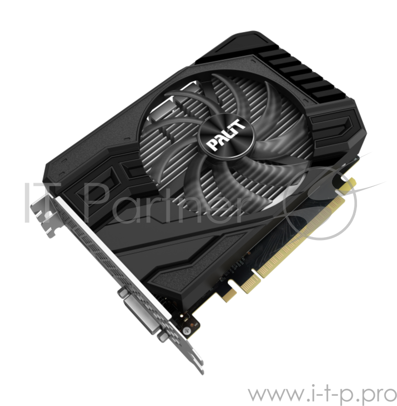 Видеокарта Palit PCI-E PA-GTX1650 SUPER STORMX 4G nVidia GeForce GTX 1650SUPER 4096Mb 128bit GDDR6 1530/12000 DVIx1/HDMIx1/DPx1/HDCP Ret