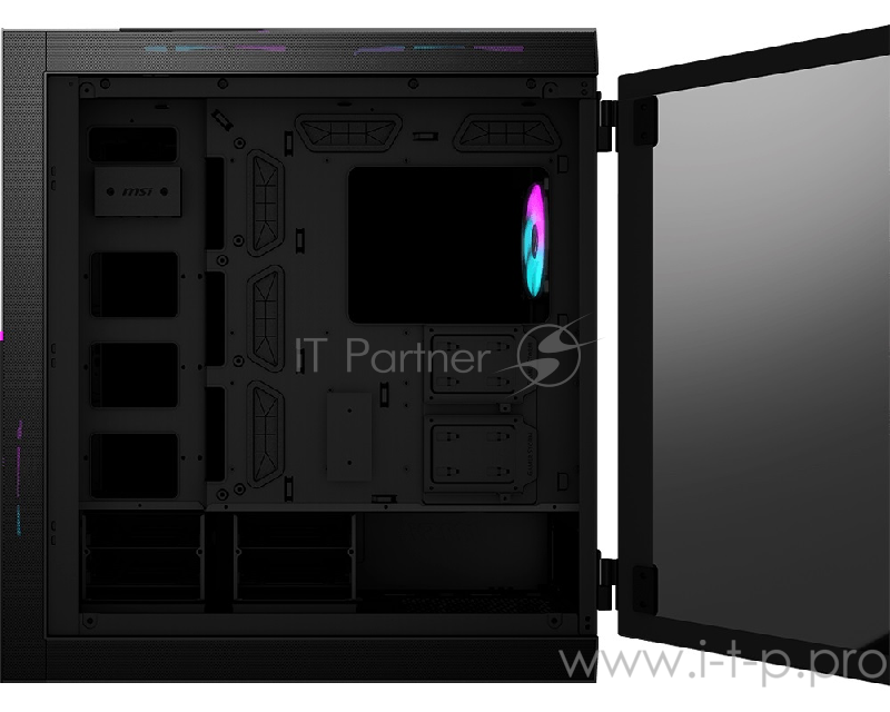 Компьютерный корпус MSI MPG SEKIRA 500X, Global, 1xTypeC, 4xUSB 3.0, 1xARGB Fan, Tempered Glass Window