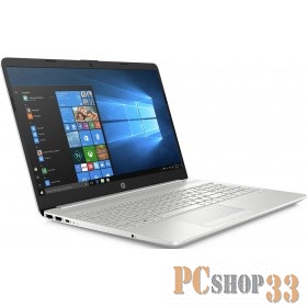 Ноутбук HP 15-dw0074ur Core i5 8265U/4Gb/SSD256Gb/Intel UHD Graphics/15.6/TN/HD (1366x768)/Free DOS/silver/WiFi/BT/Cam