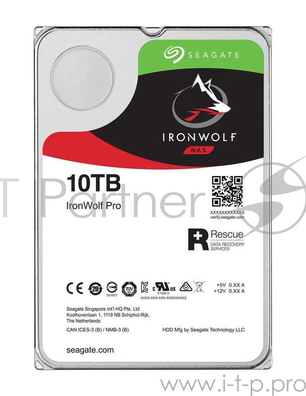 Жесткий диск Seagate Original SATA-III 10Tb ST10000NE0008 NAS Ironwolf Pro (7200rpm) 256Mb 3.5