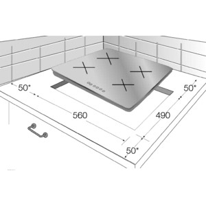 Встраиваемая варочная панель BEKO HII64400ATBG / Индукционная поверхность: 4 зоны нагрева. LED display. Cенсорное управление. Таймер. 9 уровней приготовления. Booster. Индикатор остаточного тепла. Блокировка. Индиктор влючения. А