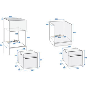 Духовой шкаф Электрический Beko BIM24301BCS черный