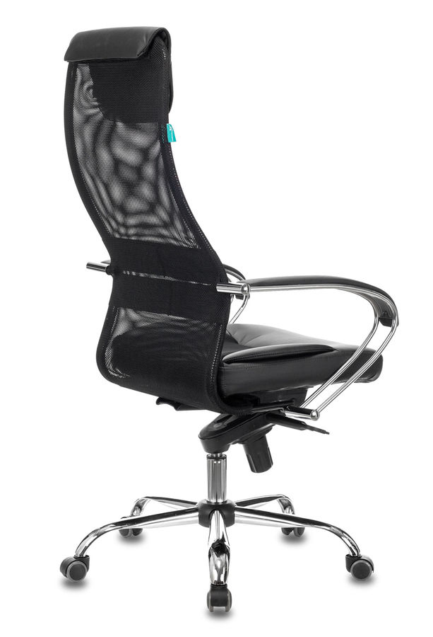 Кресло руководителя Бюрократ CH-609SL/BLACK спинка сетка черный TW-01 TW-11 искусст.кожа/ткань крестовина хром