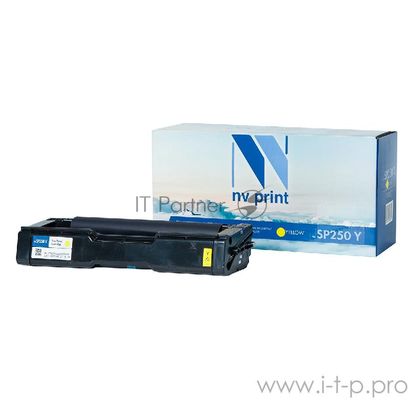 Картридж NVP совместимый NV-SP250 Yellow для Ricoh Aficio SPC250DN/SPC260/SPC261 (1600k)