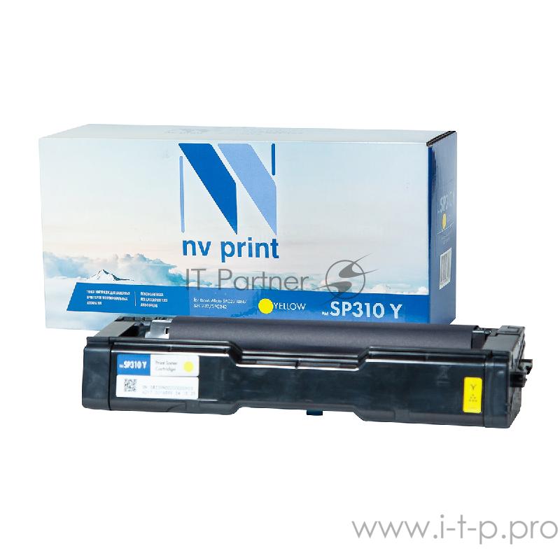 Картридж NVP совместимый NV-SP310 Yellow для Ricoh Aficio SPC231DN/SPC232/SPC242 (2500k)