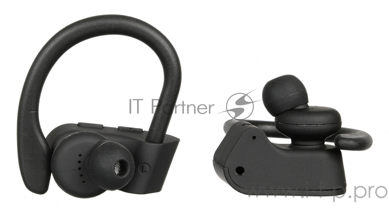 Гарнитура вкладыши Digma TWS-06 черный беспроводные bluetooth (крепление за ухом)