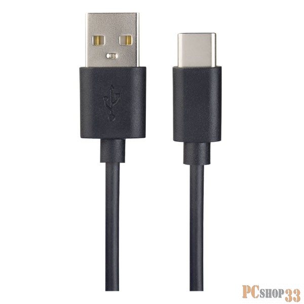 PERFEO Кабель USB2.0 A вилка - USB Type-C вилка, черный, длина 1 м., бокс (U4703)