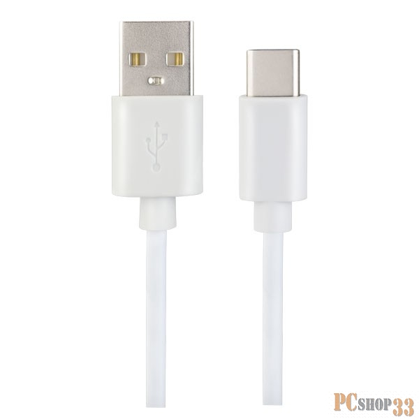 PERFEO Кабель USB2.0 A вилка - USB Type-C вилка, белый, длина 1 м., бокс (U4704)