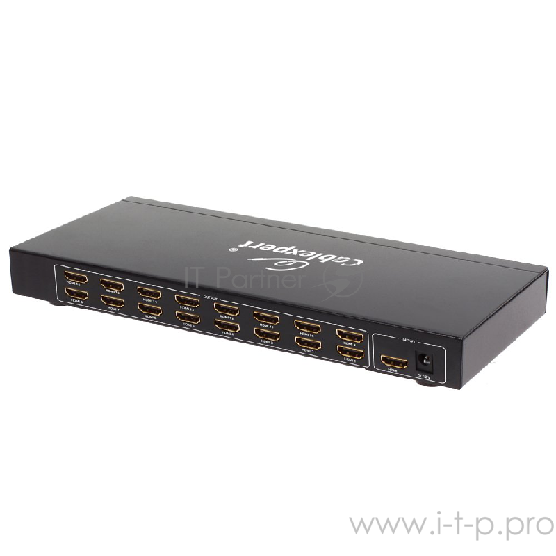 Разветвитель DSP-16PH4-001 Разветвитель HDMI Cablexpert DSP-16PH4-001, HD19F/16x19F, 1 компьютер - 16 мониторов