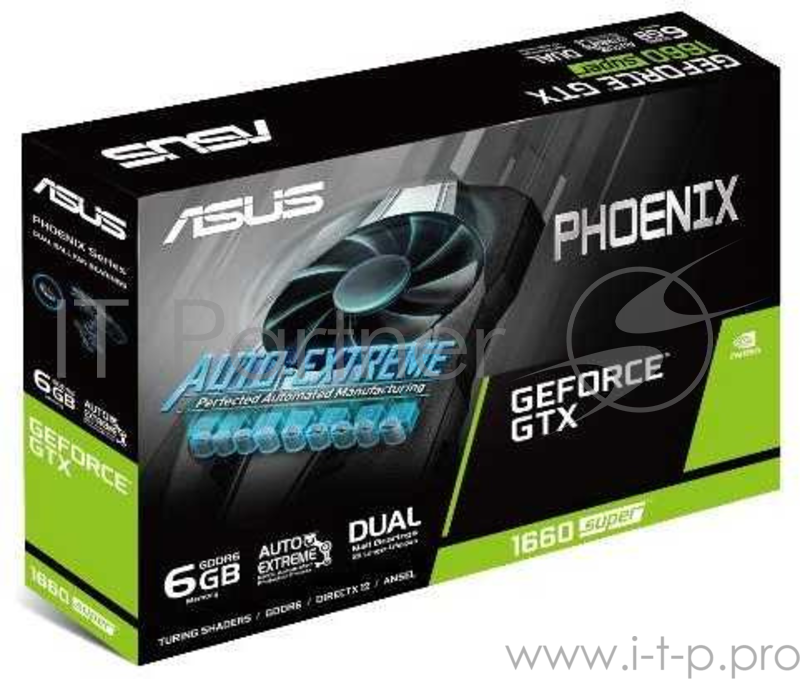 Видеокарта ASUS PH-GTX1660S-6G ///GTX1660S,DVI,HDMI,DP,6G,D6 90YV0DT1-M0NA00